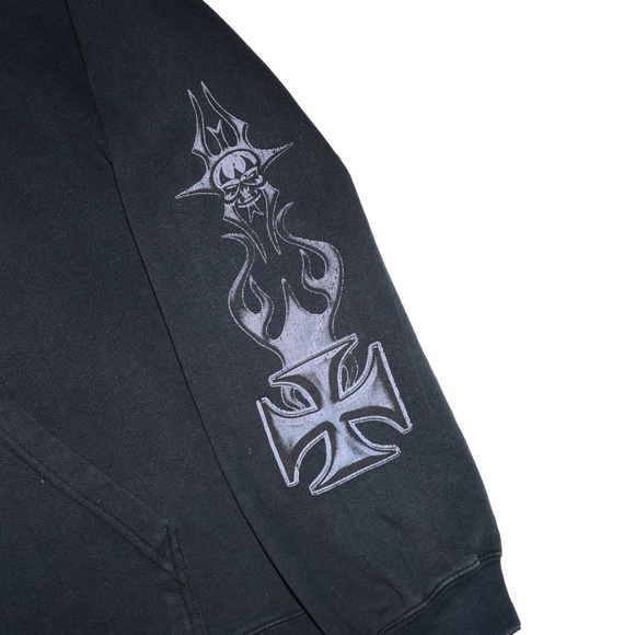 Vintage Daytona Bike Week 07' Biker Hoodie - Picture 6 of 8